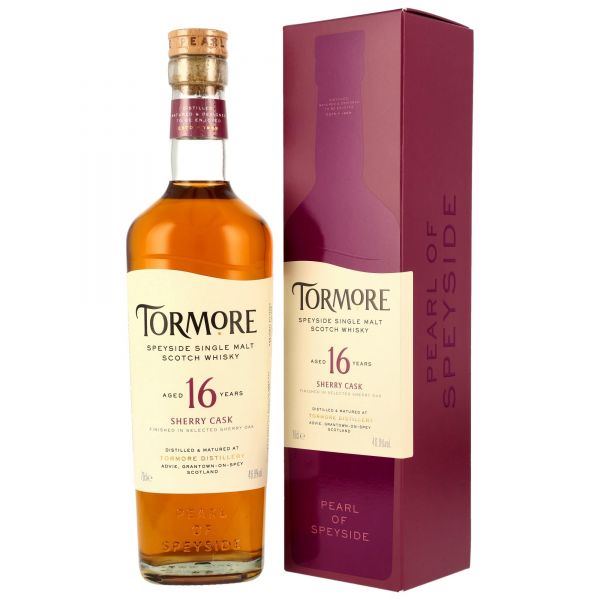 Tormore 16 Jahre Oloroso &amp; Cream Sherry Casks 46,8% vol.