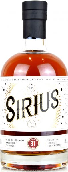 Sirius 31 Jahre 1988/2019 North Star Spirits 43,1% vol.