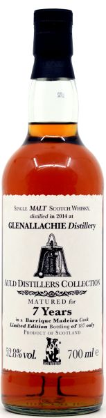 Glenallachie 7 Jahre 2014 Madeira Cask Jack Wiebers Auld Distillers Collection 52,8% vol.
