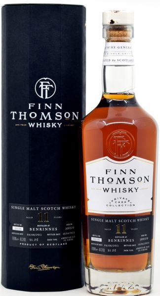 Benrinnes 11 Jahre 2011/2023 PX Sherry Cask Finn Thomson 51,2% vol.