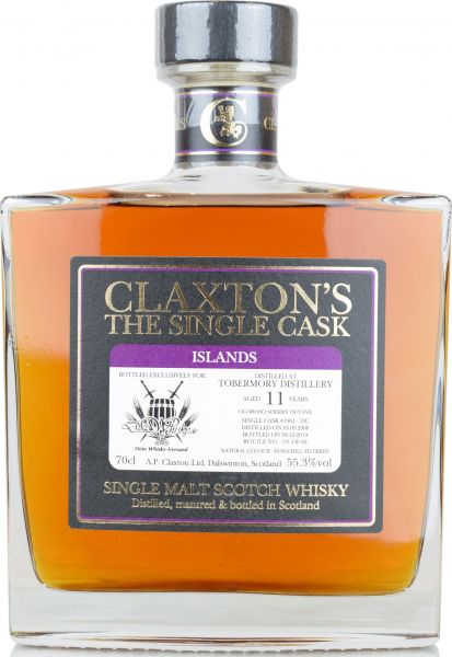 Tobermory 11 Jahre 2008/2019 Oloroso Sherry Claxton's for deinwhisky.de 55,3% vol.