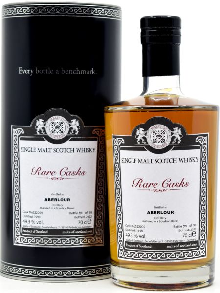 Aberlour 32 Jahre 1990/2022 Malts of Scotland Rare Cask Range 49,3% vol.