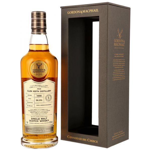 Glen Keith 21 Jahre 1998/2019 Gordon &amp; MacPhail Cask Strength #56477 56,9% vol.