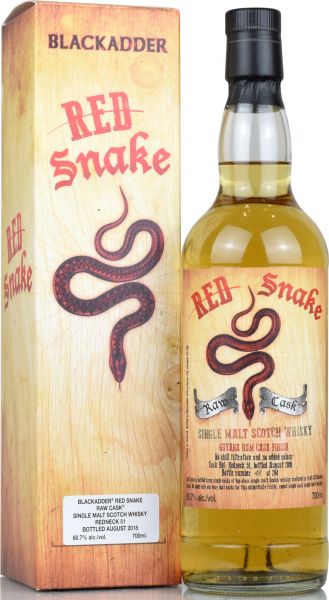 Red Snake 2018 Guyana Rum Cask Raw Cask Redneck 51 Blackadder 60,7% vol.