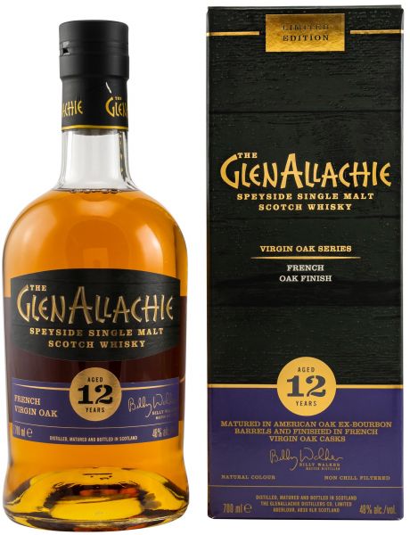 Glenallachie 12 Jahre French Oak Finish Virgin Oak Series 48% vol.