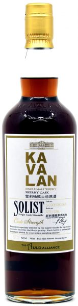 Kavalan 2009 Solist Sherry Single Cask for Auld Alliance 57,1% vol.