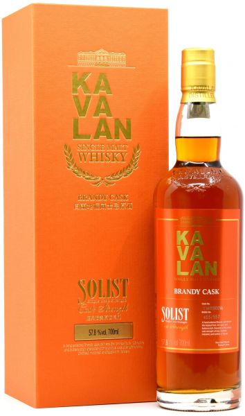Kavalan Solist Brandy Single Cask #Y141119001A 57,8% vol.