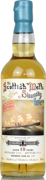 Inchgower 18 Jahre 2000/2018 Jack Wiebers Scottish Malt's Steamship Line Collectors Edition 51,0% vo