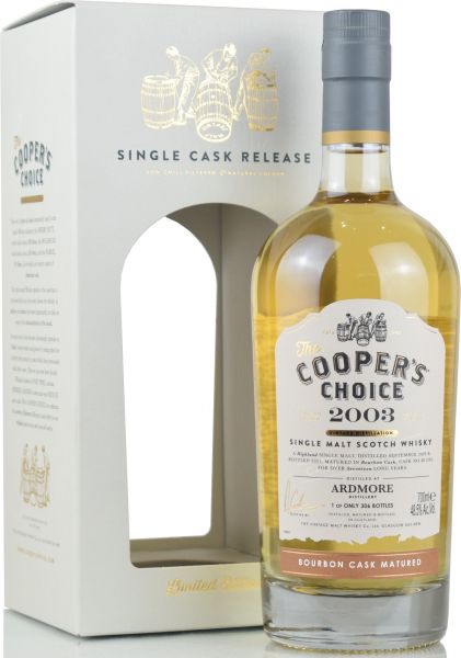 Ardmore 17 Jahre 2003/2021 Cooper's Choice 48,5% vol.