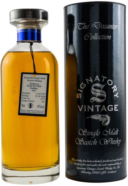 Glenrothes 23 Jahre 1997/2020 Signatory Vintage Ibisco Decanter #6373
