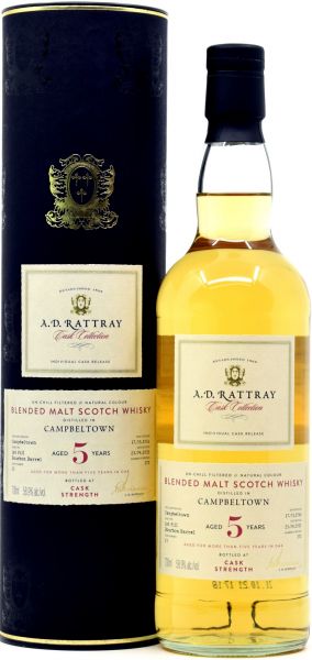 Campeltown Blend 5 Jahre 2016/2021 A.D. Rattray 58,9% vol.
