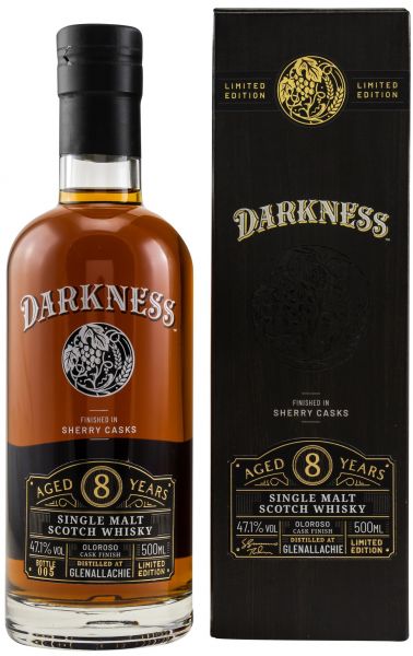 Glenallachie 8 Jahre Oloroso Sherry Finish Darkness! 47,1% vol.