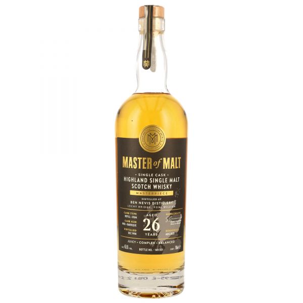 Ben Nevis 26 Jahre 1998/2025 Rum Barrique Master of Malt Masterpiece 45,5% vol.