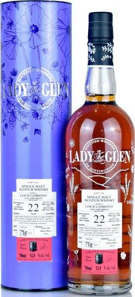 Inchmurrin (Loch Lomond) 22 Jahre 1998/2021 Sherry Cask Lady of the Glen 52,8% vol.