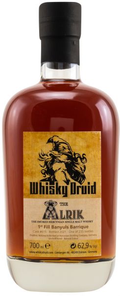 The Alrik 2021 1st Fill Banyuls Barrique Whisky Druid 62,9% vol.