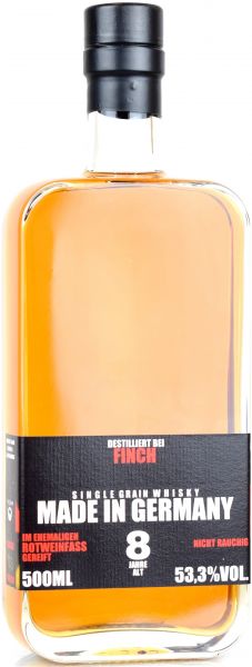 Finch 8 Jahre 2012/2020 Rotwein Barrique Made in Germany 53,3% vol.