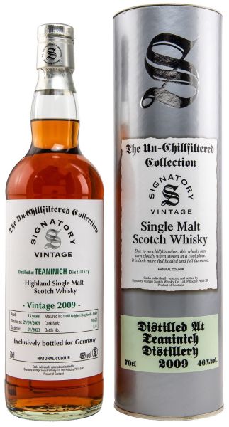 Teaninich 13 Jahre 2009/2023 Bolgheri Cask Signatory Un-Chillfiltered Collection #10 + 22