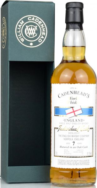 The English Whisky 7 Jahre 2010/2018 Cadenhead 61,5% vol.
