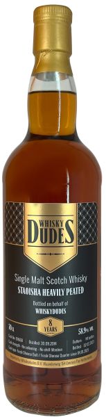 Staoisha Heavily Peated 2014/2023 1st Fill Oloroso Sherry Whiskydudes 58,9% vol.