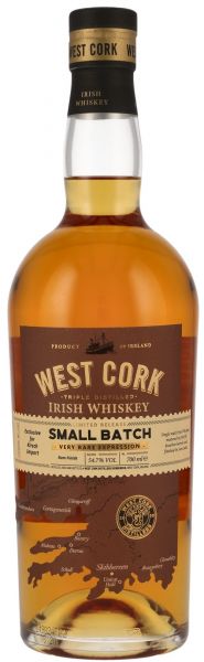 West Cork Small Batch Rum Finish Cask Strength exclusive for Kirsch Import 54,7% vol.