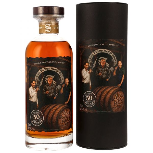 Old School Malt 50 Jahre Signatory Vintage for 50th Anniversary Kirsch Import 43,3% vol.