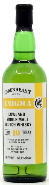 Enigma Lowland 10 Jahre 2013/2023 Cadenhead's 56,4% vol.