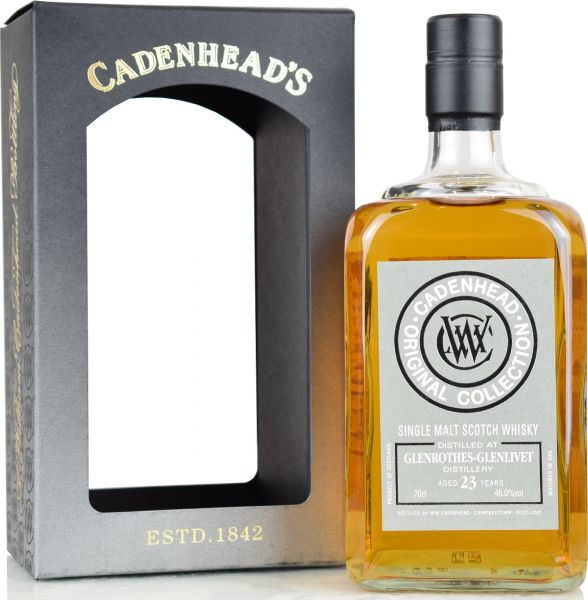 Glenrothes 23 Jahre 1996/2020 Sherry Cask Cadenhead Original Collection 46% vol.
