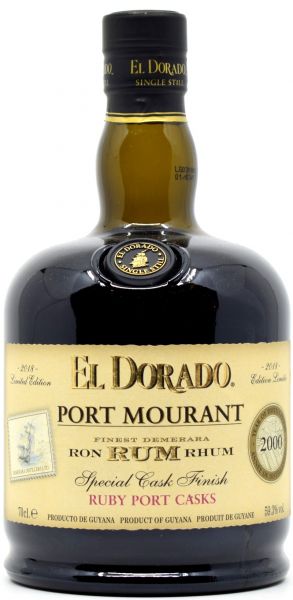 Port Mourant 2000/2018 Ruby Port Casks El Dorado Guyana Rum 59,3% vol.