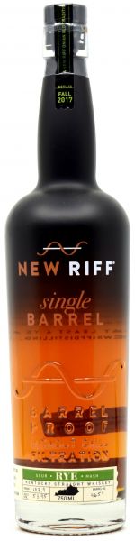 New Riff Kentucky Straight Rye Single Barrel #4659 53,95% vol.