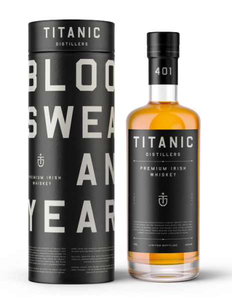 Titanic Distillers Irish Whiskey 40% vol.