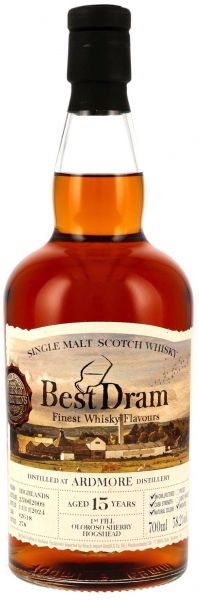Ardmore 15 Jahre 2009/2024 1st Fill Oloroso Sherry Cask Best Dram 58,2% vol.