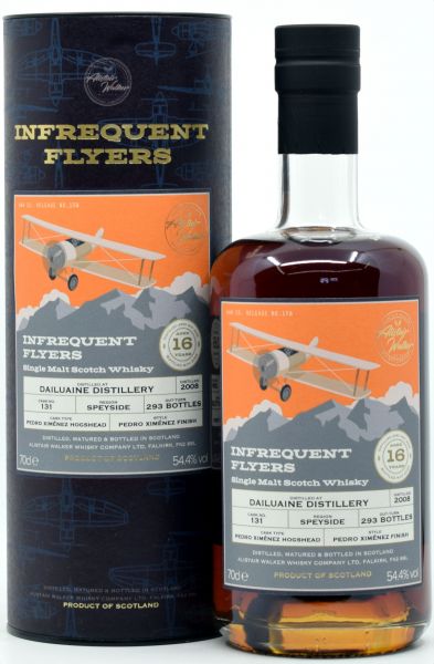 Dailuaine 16 Jahre 2008/2025 PX Sherry Cask Alistair Walker Infrequent Flyers 54,4% vol.