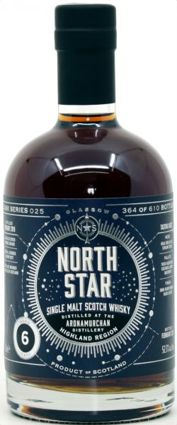 Ardnamurchan 6 Jahre 2019/2025 1st Fill Sherry North Star Spirits #025 57,2% vol.