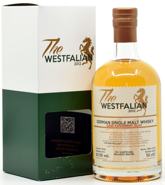 The Westfalian peated 2013/2024 Ex-Laphroaig Cask #TW34 63,5% vol.