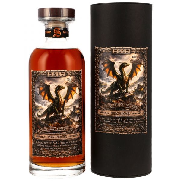 Ben Nevis 2017/2026 1st Fill Orange Wine Cask Finish #6 Signatory Vintage Dragons 59% vol.