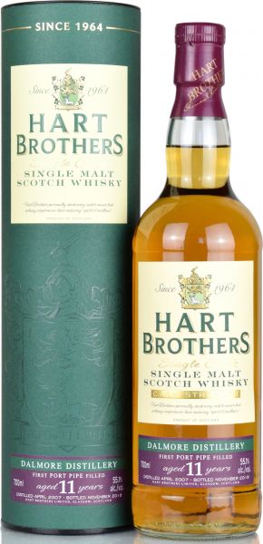 Dalmore 11 Jahre 2007/2018 1st Fill Port Pipe Hart Brothers 55,1% vol.