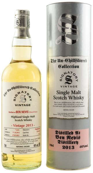 Ben Nevis 7 Jahre 2013/2021 SV Un-Chillfiltered Collection #421+423