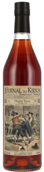 Maxime Trijol 1972 Cognac Petite Champagne Journal des Kirsch N.5 47,3% vol.