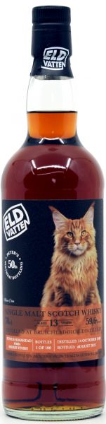 Bruichladdich 13 Jahre 2009/2023 Sherry Cask Svenska Eldvatten Cat Label 59,6% vol.