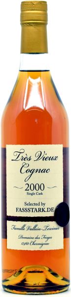 Vallein Tercinier 2000/2022 Petite Champagne exclusive for fassstark.de 43,6% vol.