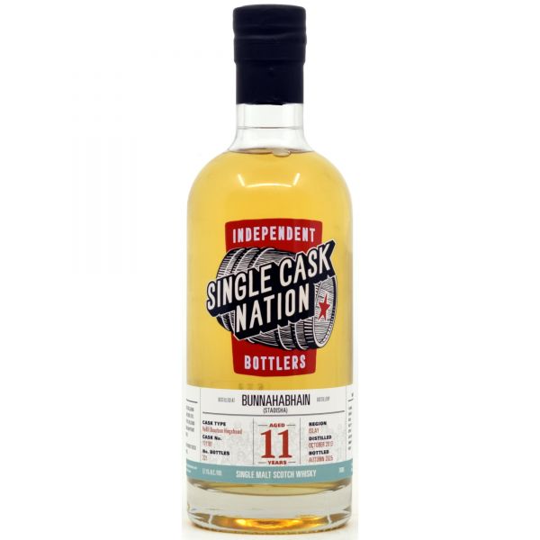 Bunnahabhain Staoisha 11 Jahre 2013/2025 Single Cask Nation 57,1% vol.