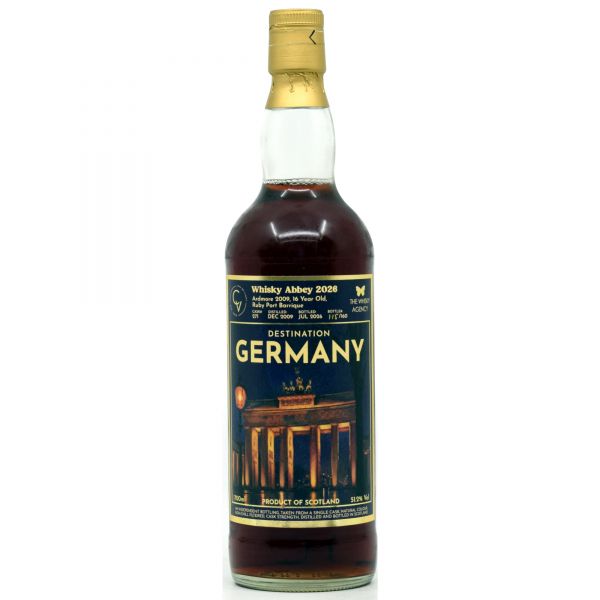 Ardmore 16 Jahre 2009/2026 Ruby Port Casa de Vinos x The Whisky Agency 51,2% vol.