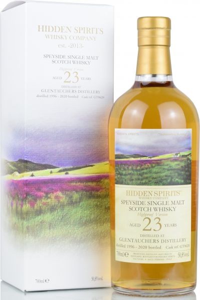 Glentauchers 23 Jahre 1996/2020 Hidden Spirits Highproof 50,8% vol.