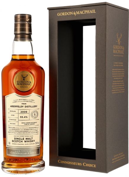 Aberfeldy 14 Jahre 2009/2024 Sherry Cask Gordon & MacPhail Cask Strength #16602907 55,4% vol.