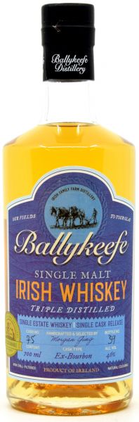 Ballykeefe Irish Single Malt Whiskey Single Cask #75 46% vol.