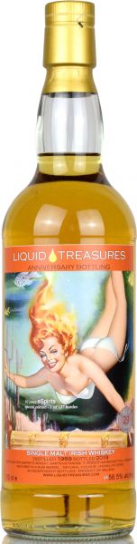 Irish Malt 29 Jahre 1989/2019 Rum Cask Liquid Treasures Anniversary Bottling 56,5 % vol.