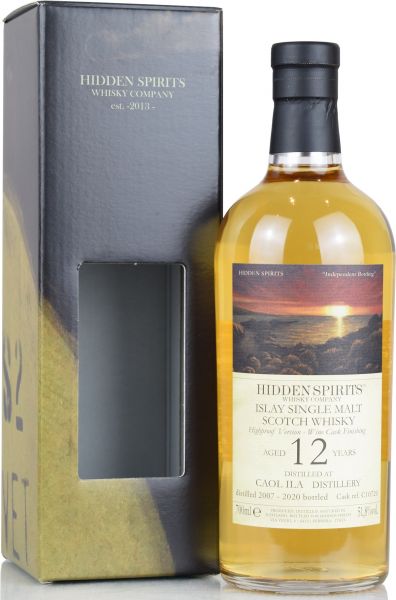 Caol Ila 12 Jahre 2007/2020 Redwine Cask Hidden Spirits Highproof 51,8% vol.