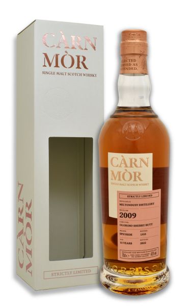 Miltonduff 12 Jahre 2009/2022 Oloroso Sherry Cask Carn Mor Strictly Limited 47,5% vol.