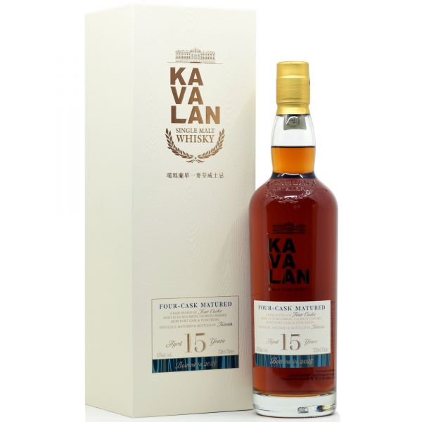 Kavalan 15 Jahre Four Casks 2025 Edition 43% vol.