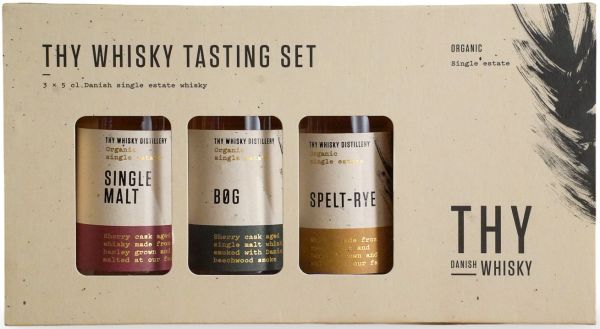 Thy Distillery Tasting Set - Single Malt , Bøg &amp; Spelt-Rye je 5cl